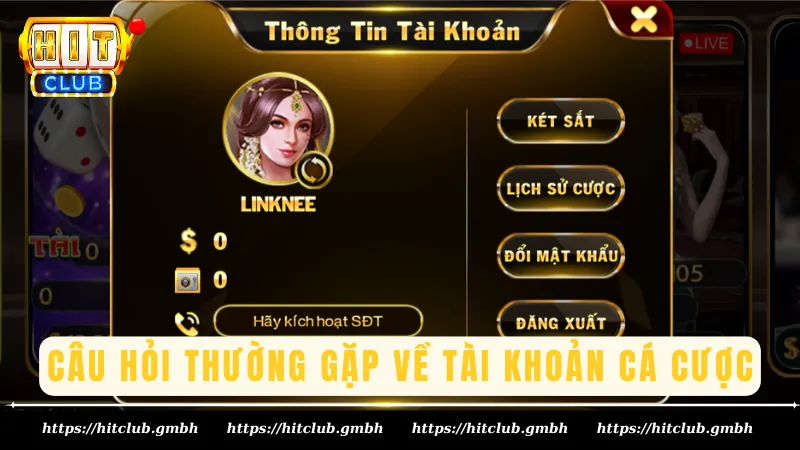 Những câu hỏi thường gặp về tài khoản cá cược Những câu hỏi thường gặp về tài khoản cá cược